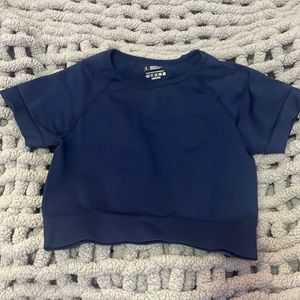Navy Blue crop top